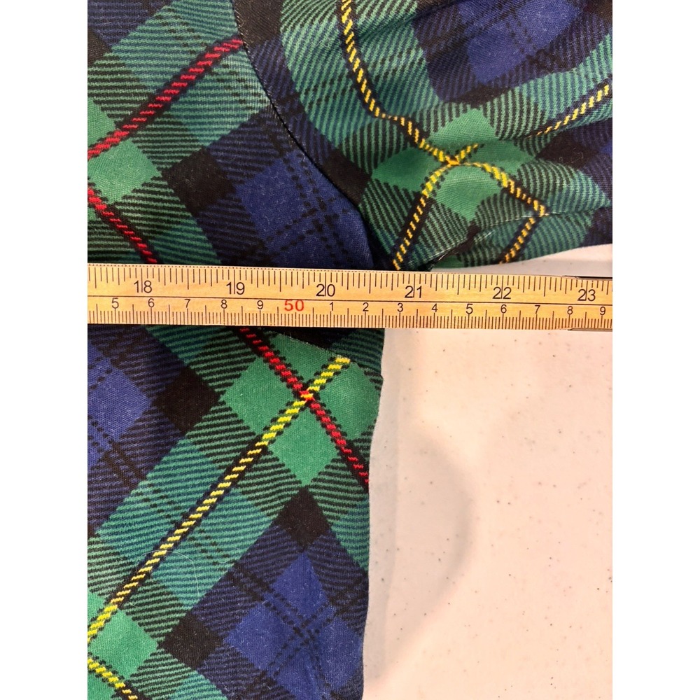 NWT Talbots A Line Dress Women XL Green Plaid - Picture 10 of 10